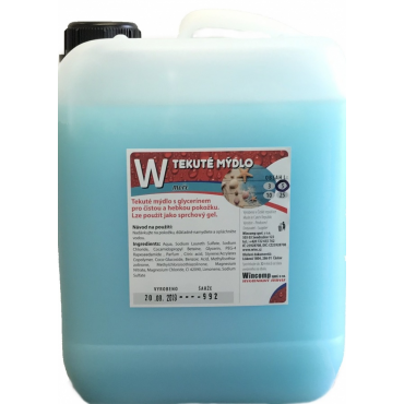 W-Tekuté mýdlo modré- (volná litráž)