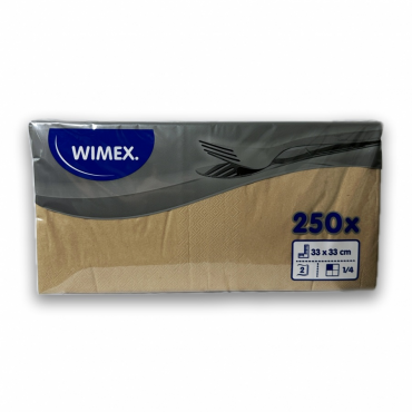 Ubrousky 33x33 2vr.250ks-kraft